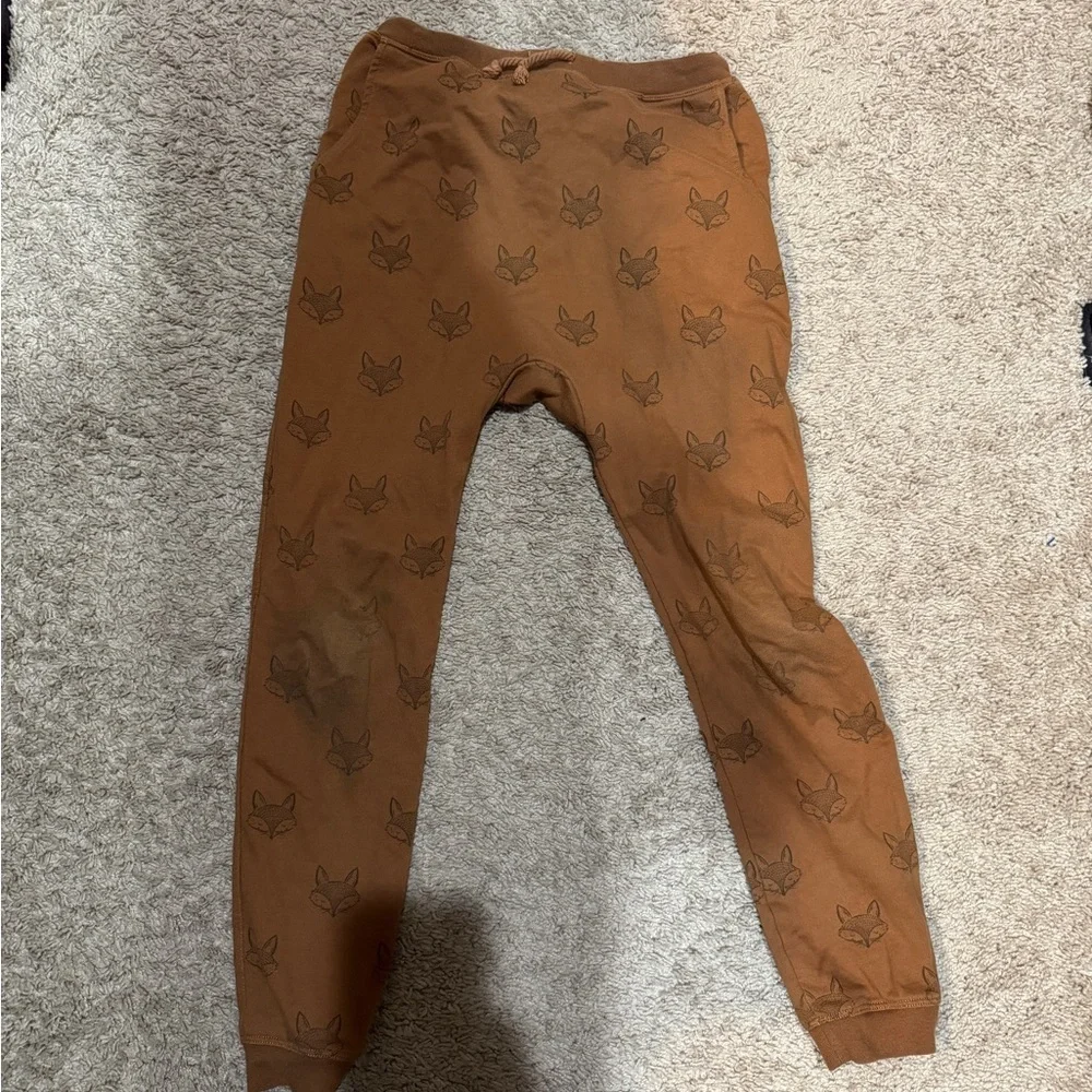 Rylee + Cru Tan Fox Graphic Sweatshirt and matching pants| Two piece set